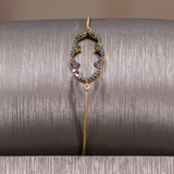 Champagne diamond cloud bracelet